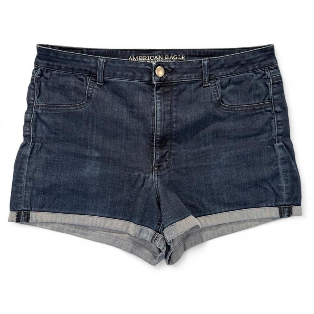 American Eagle Women's Blue and Navy Shorts